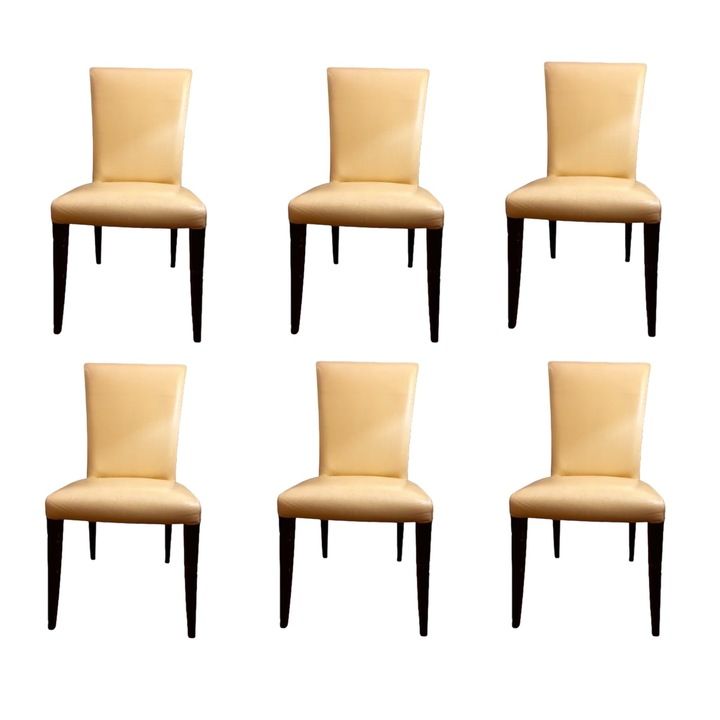 Set of 6 Vittoria chairs, Poltrona Frau image