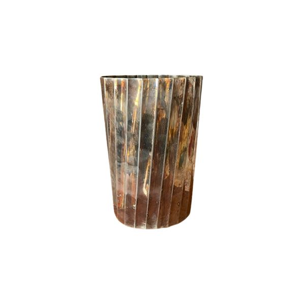 Cylinder vase in silver, Macer image
