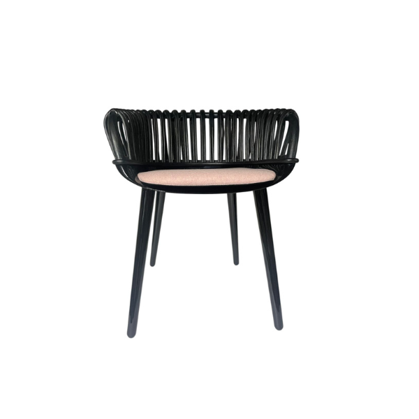 Cyborg Club armchair in black polycarbonate by Marcel Wanders, Magis image