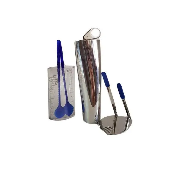 Set da bar RA10SET agitatore, bicchiere e frullino, Alessi 