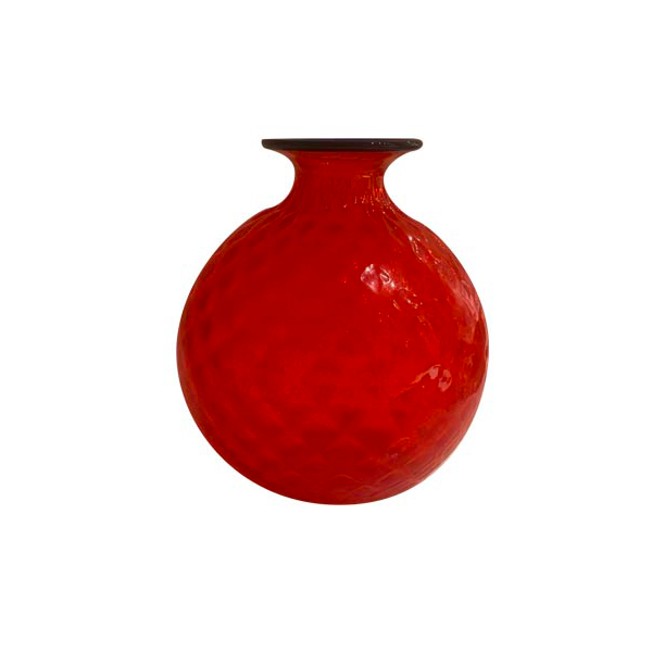Monofiori Balloton decorative glass vase (red), Venini image