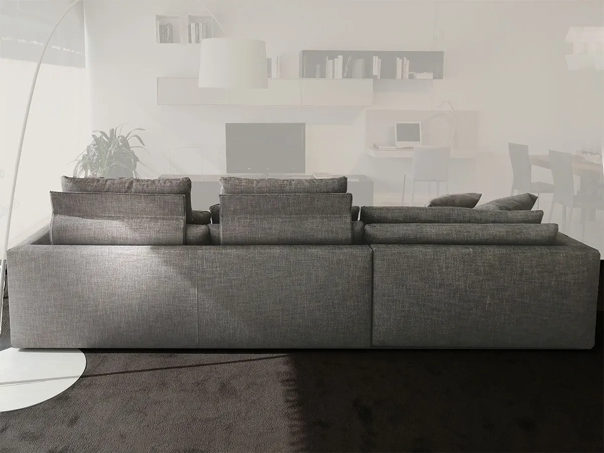 Bristol modular sofa in fabric (gray), Poliform 1