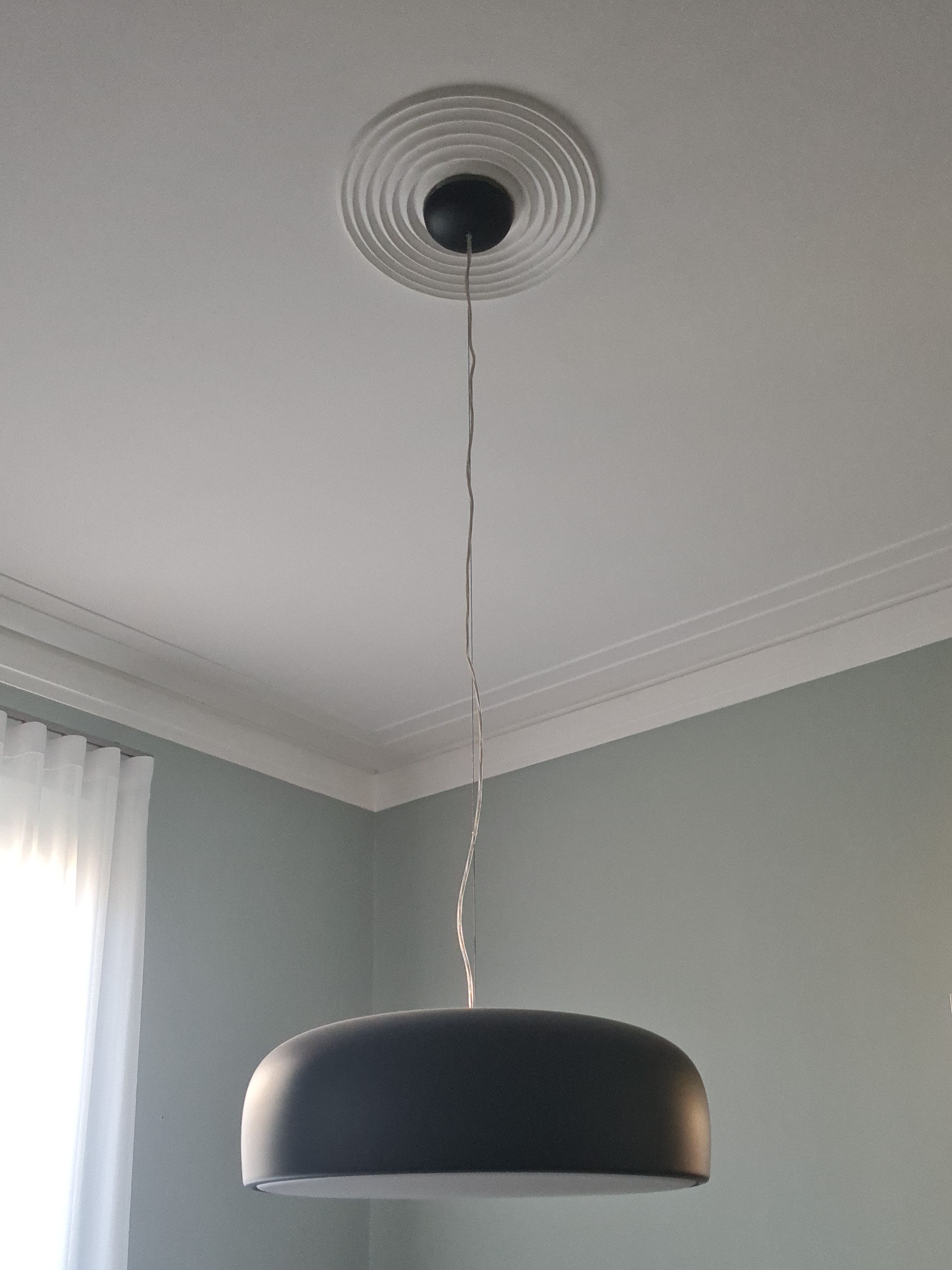 Lampadario Smithfield Suspension nero opaco di Jasper Morrison Main
