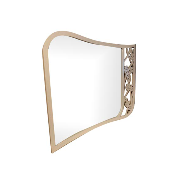 Shaped and perforated mirror (white), Betamobili image