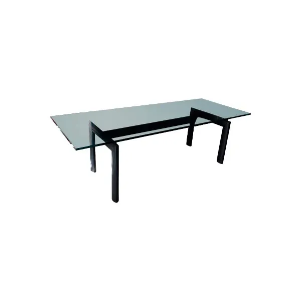 Iconic LC6 rectangular table in steel (black), Cassina image