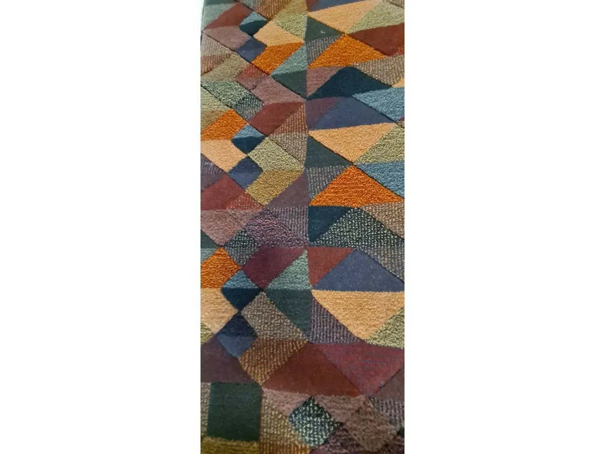 Luxor carpet in vintage multicolor wool (1980s) 6