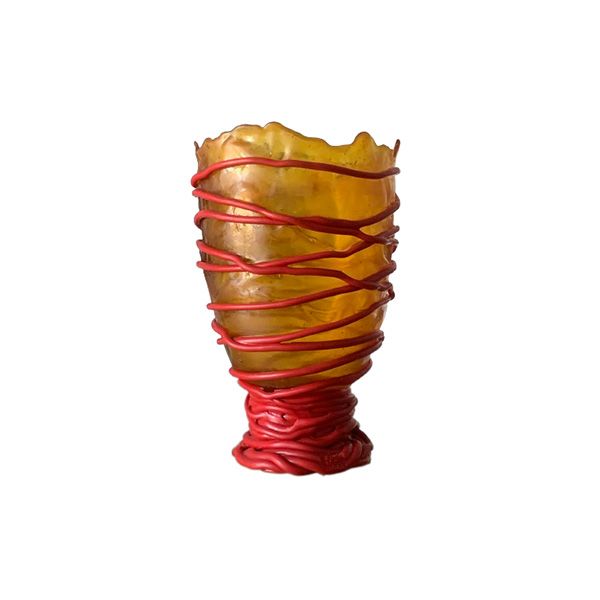 Image of Vaso Spaghetti in resina multicolor, Gaetano Pesce - Fish Design