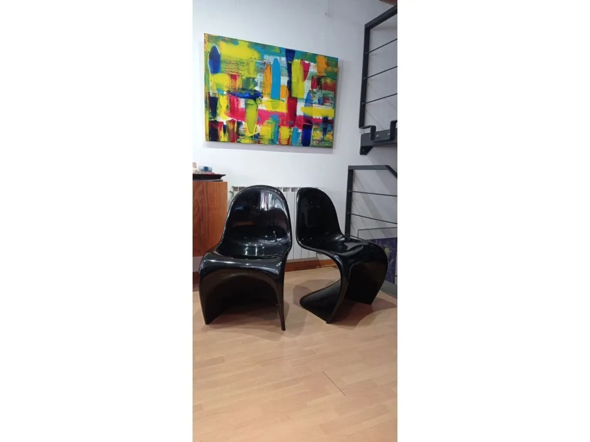 Set 2 sedie Panton vintage (anni'80), Vitra 3