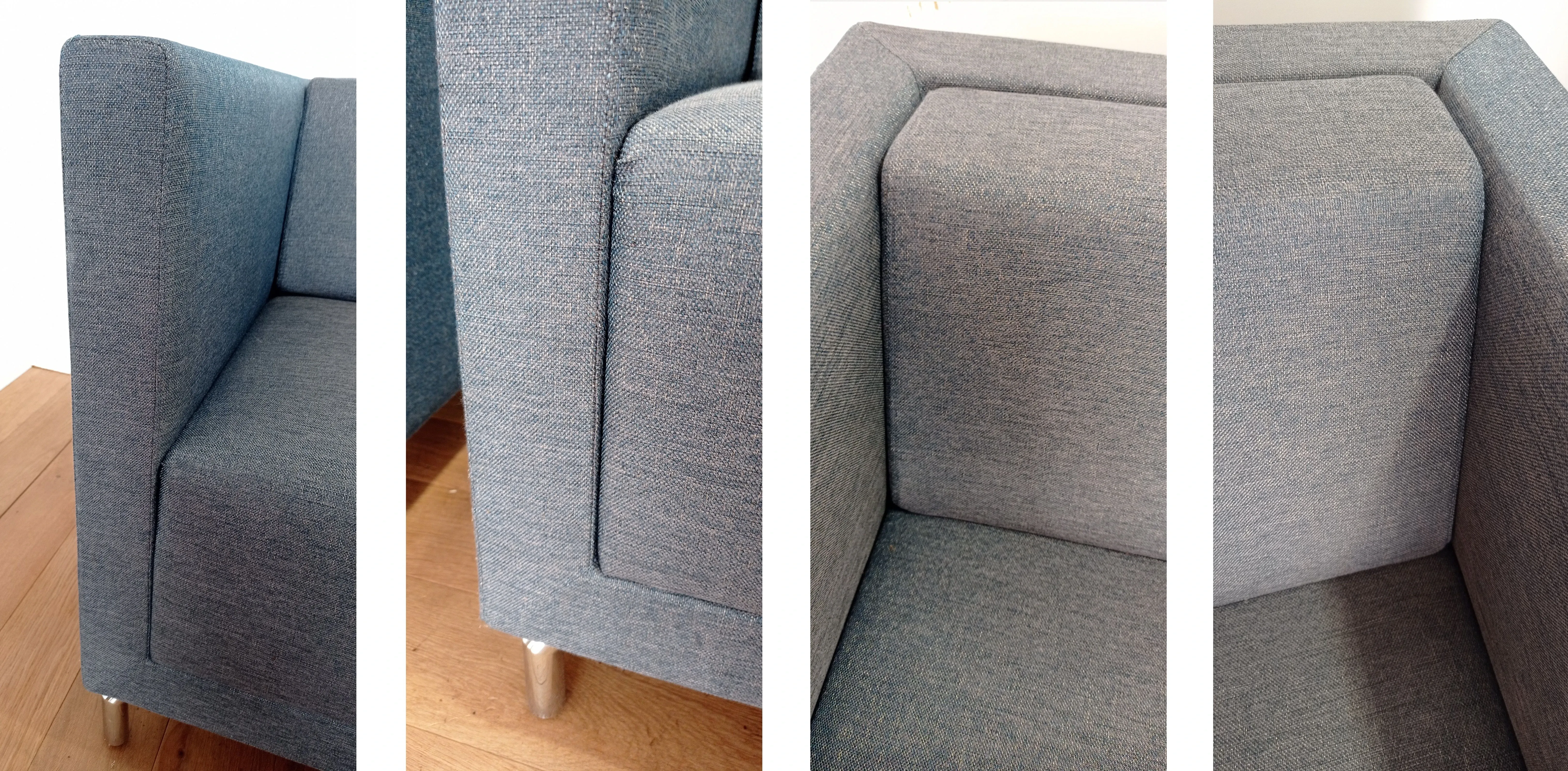 Set 2 poltrone Low blu cobalto, Markant 7
