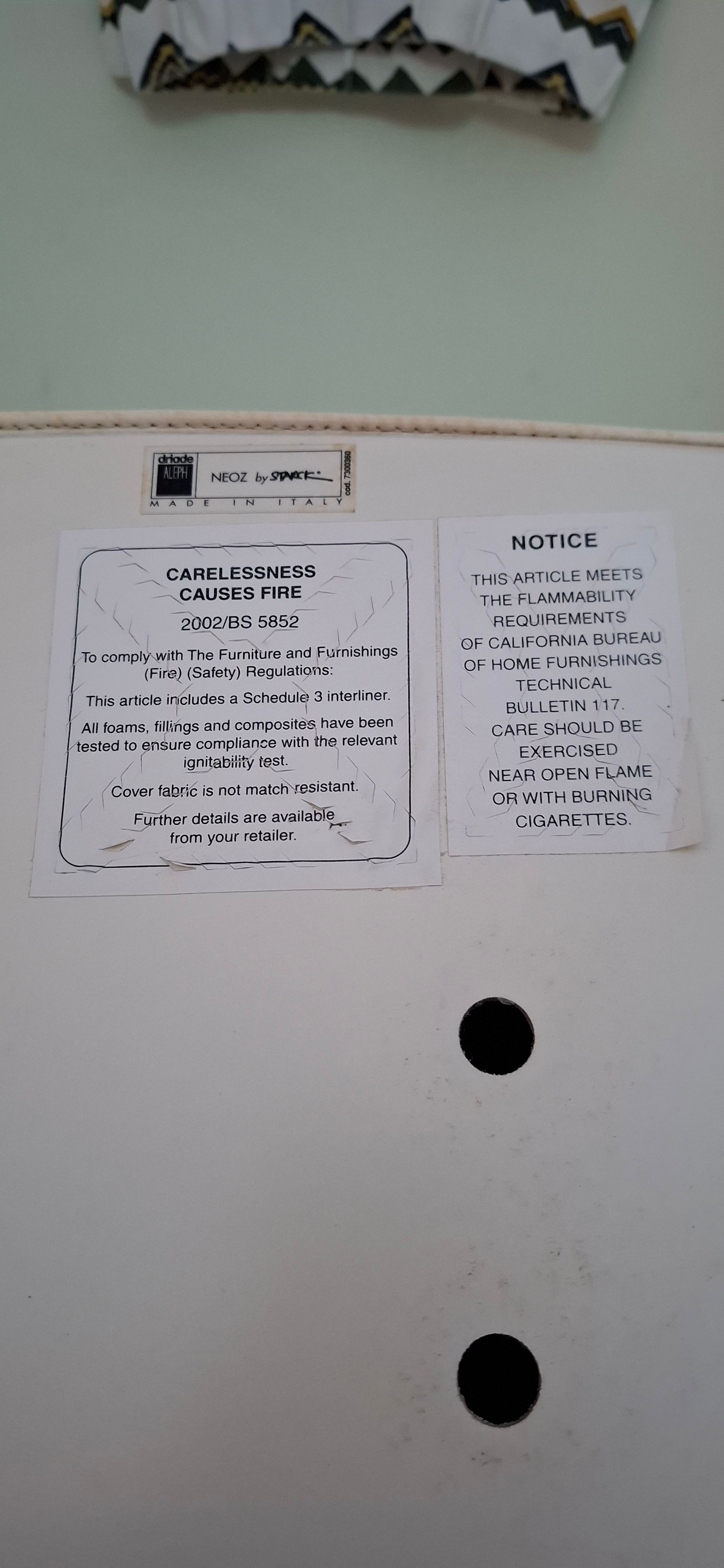 Neoz Wooden and Leather Chair by Philippe Starck Brand