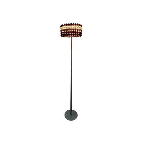 Floor lamp in steel with crystals (black), Marchetti image