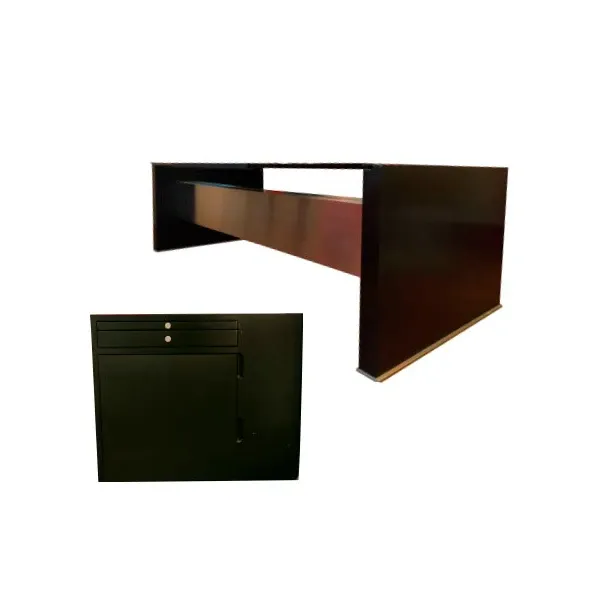 Schreibtisch mit Büroschrank 1