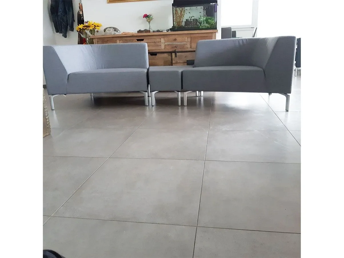 Tangram living set (2 fabric sofas and ottoman), Interstuhl 6