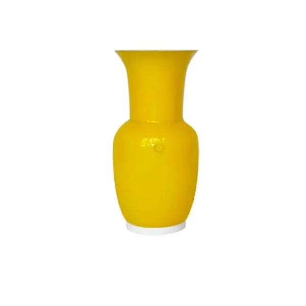 Opal 706.38 decorative vase in glass (yellow), Venini image