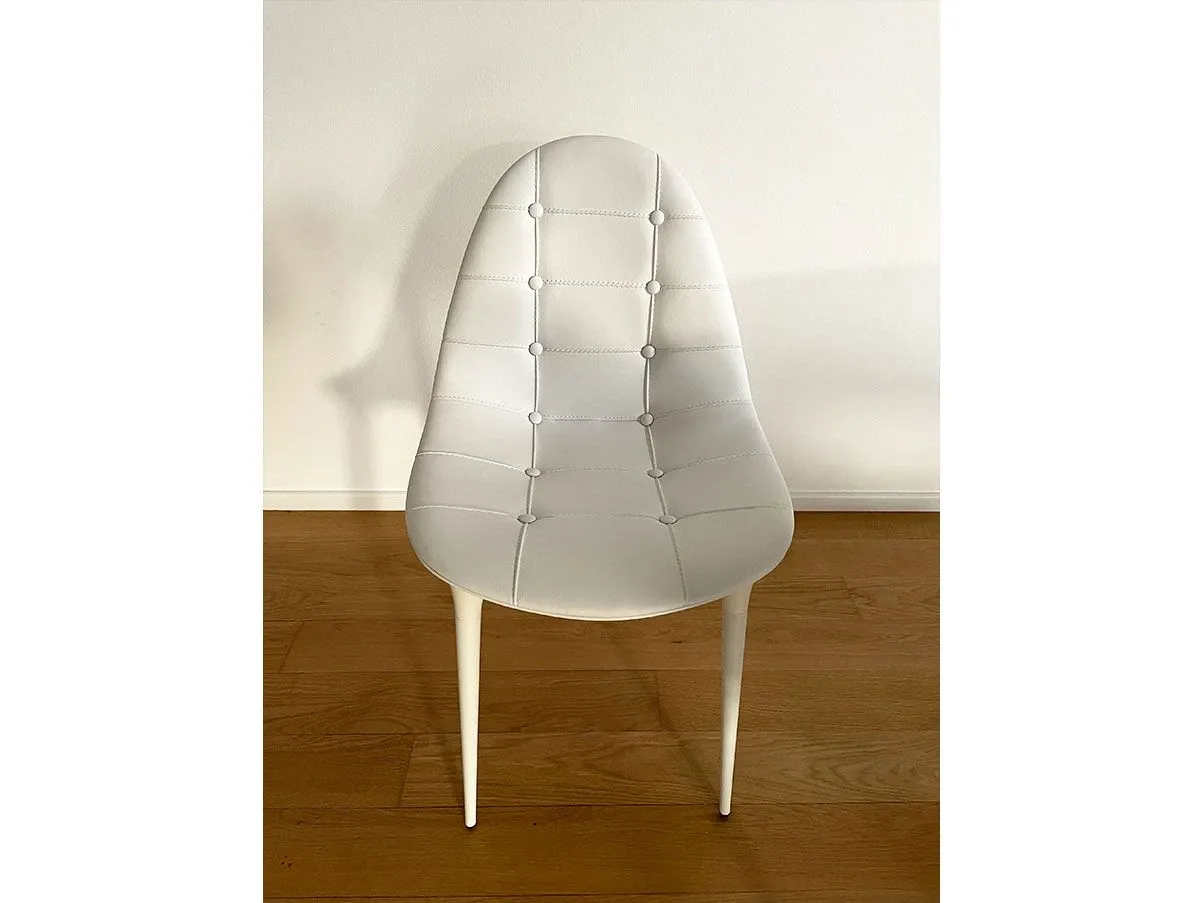 Set of 4 245 Caprice chairs by Philippe Starck (white), Cassina 5