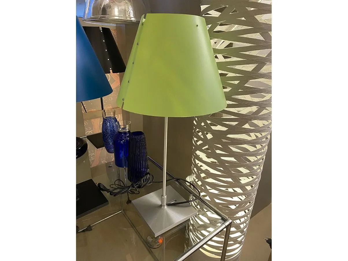Lampada da tavolo Costanzina policarbonato (verde), Luceplan 1