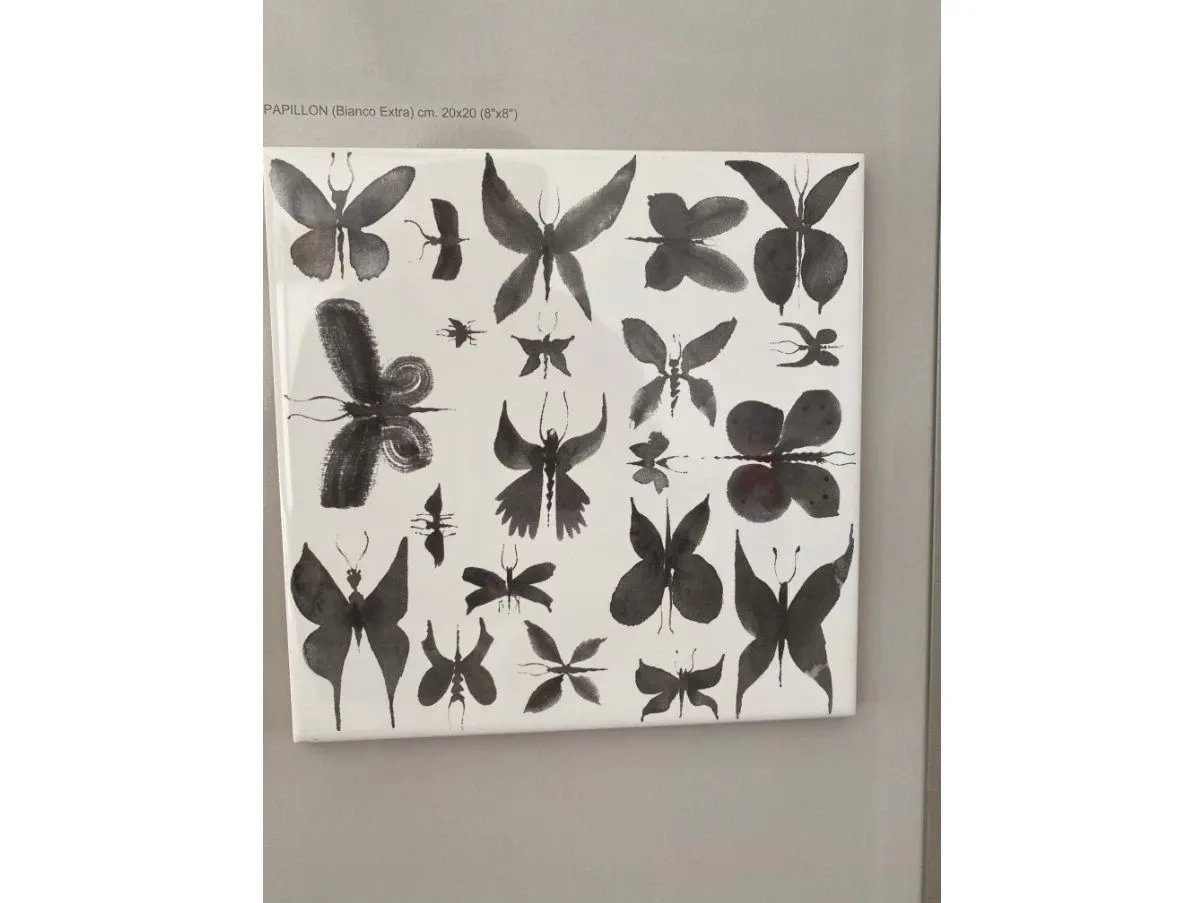 Piastrella di ceramica Papillon, Bardelli 1