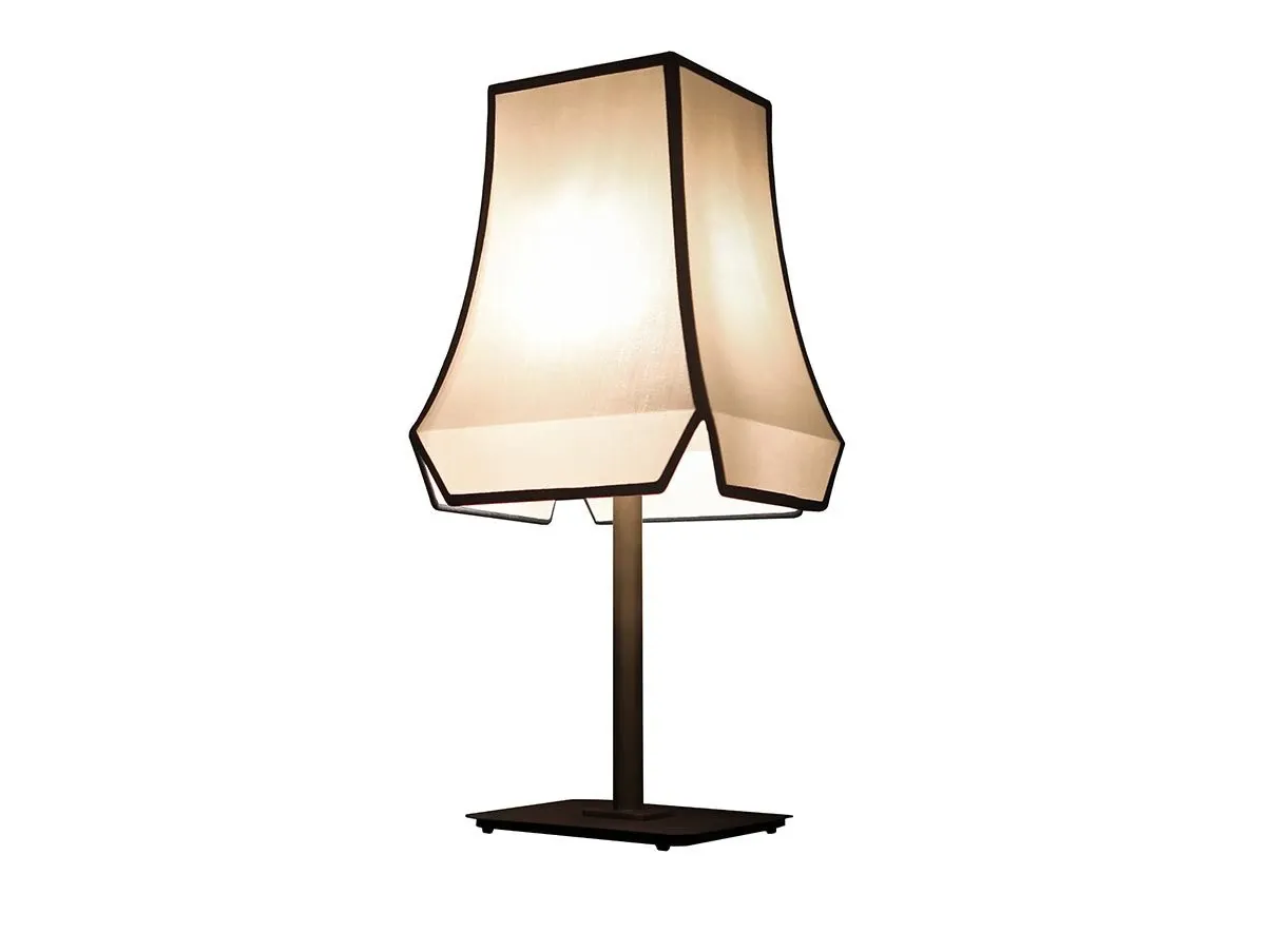Cloche TA New table lamp with bronze base, Contardi 2