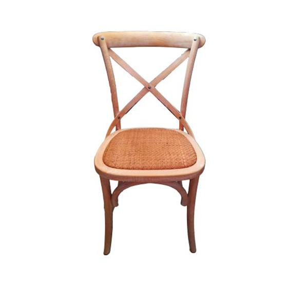 Wooden chair with woven seat, Vacchetti image