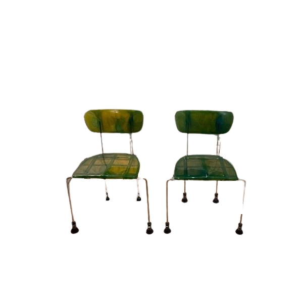 Set of 2 Broadway chairs Gaetano Pesce, Bernini image