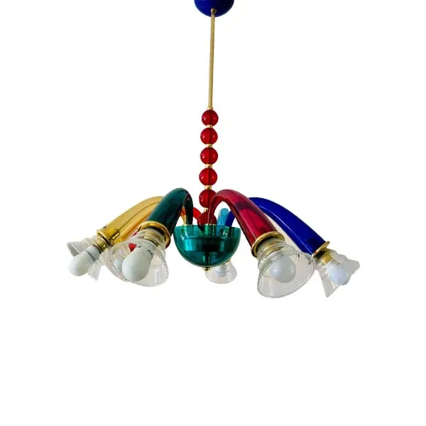 Lampadario in vetro di Murano (multicolore) 