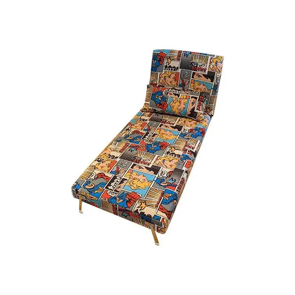 Voilà chaise longue armchair in fabric, Family Bedding image