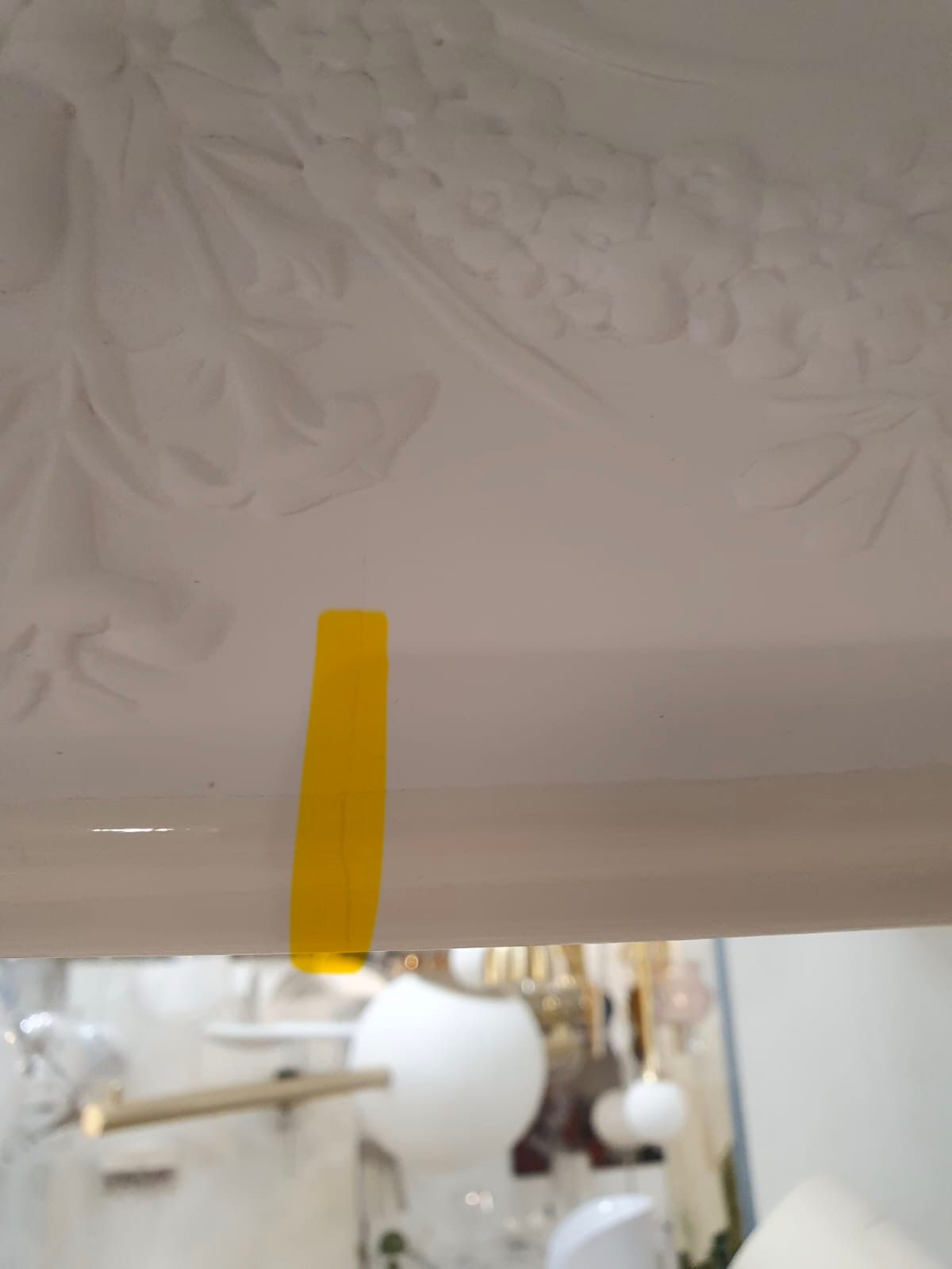 Suspension Skygarden blanche Defects