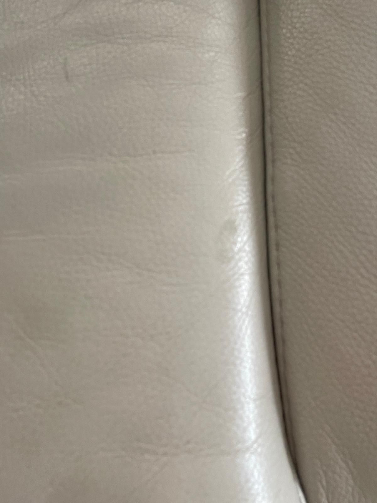 Divano 3 posti  in pelle primo fiore (beige), Natuzzi 5