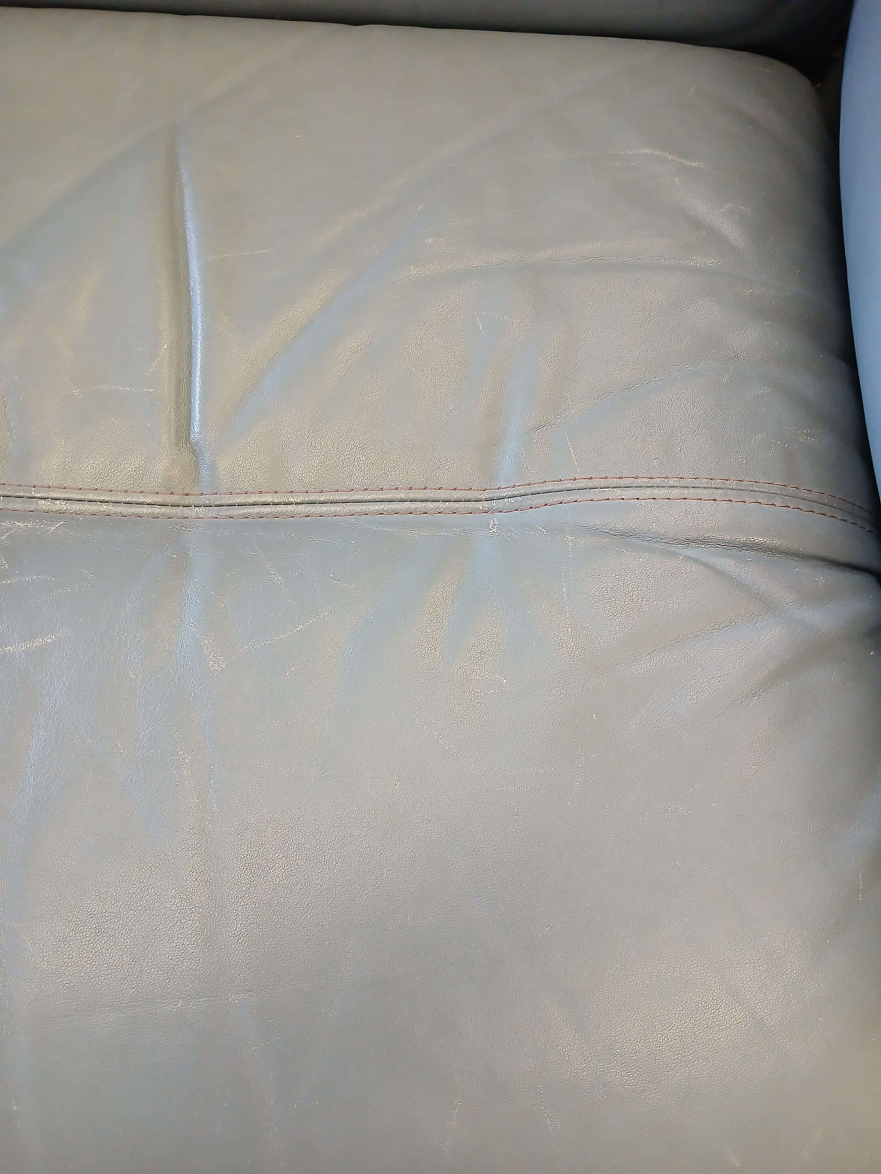 Ledersessel mit Metallgestell 18