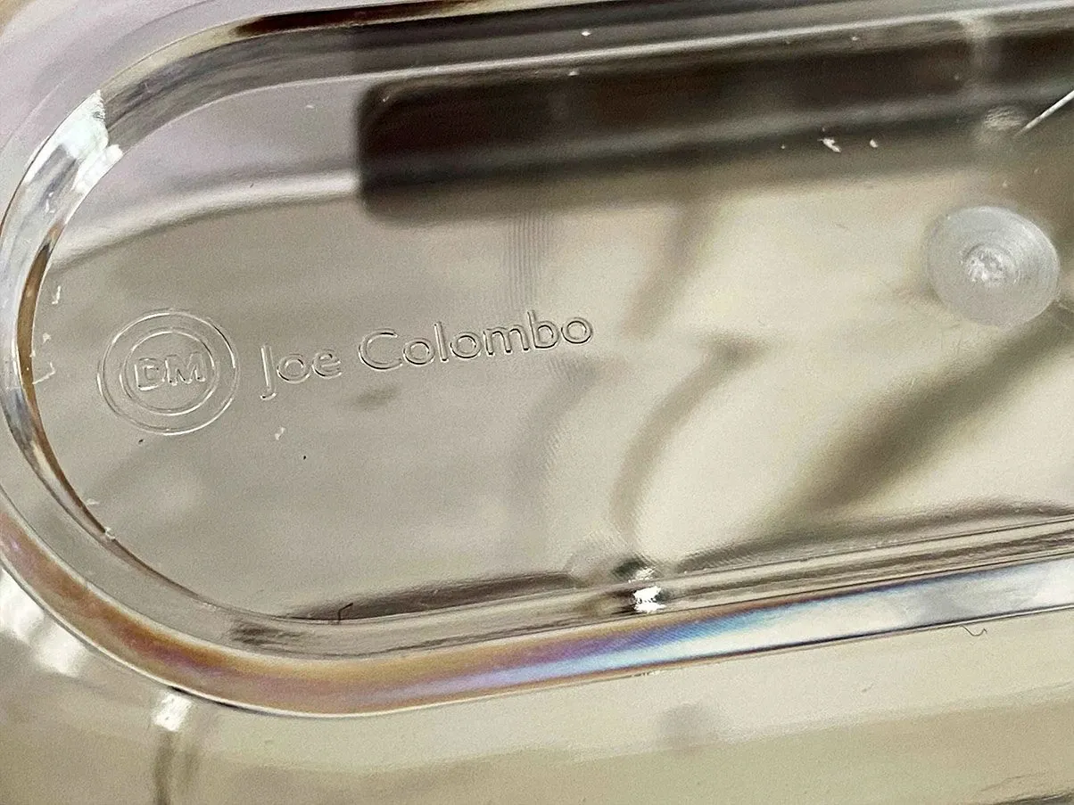 Formaggiera Joe Colombo in acciaio, Design Memorabilia 2