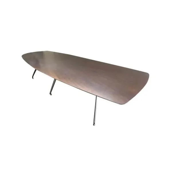 Manta table in wood and metal, Rimadesio image