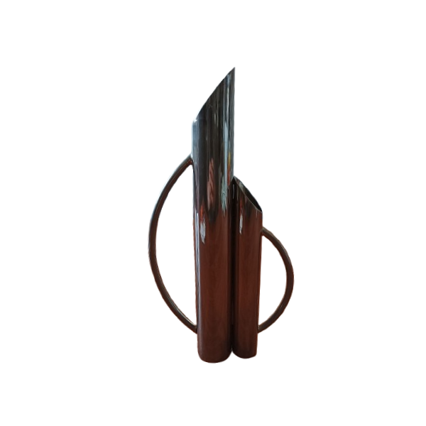 Space Age Stainless Steel Vase/Sculpture, image