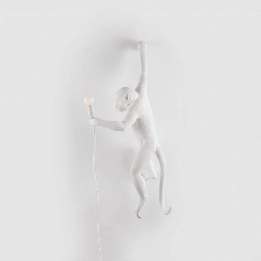 The Monkey Lamp Hanging Right White (outdoor) 2