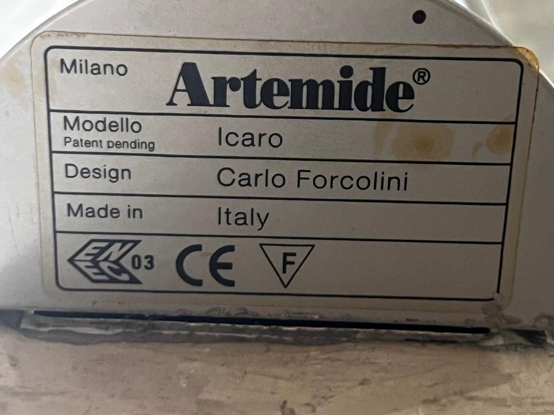 Pair of Icaro Wall Lights by Carlo Forcolini Main