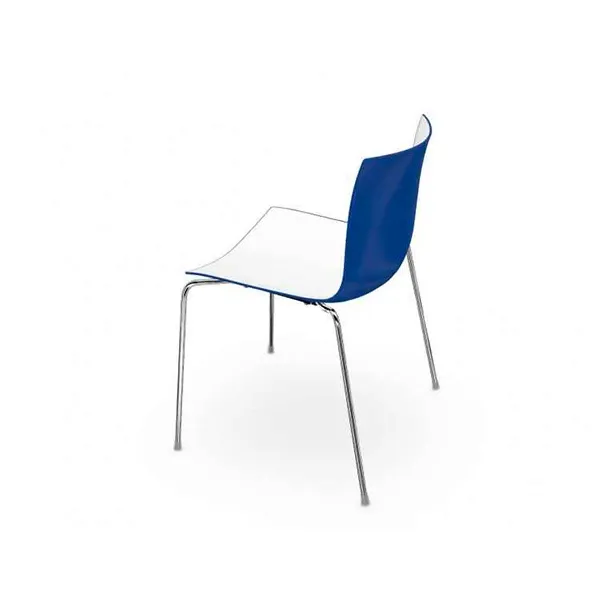 Catifa 46 two-tone stackable chair 