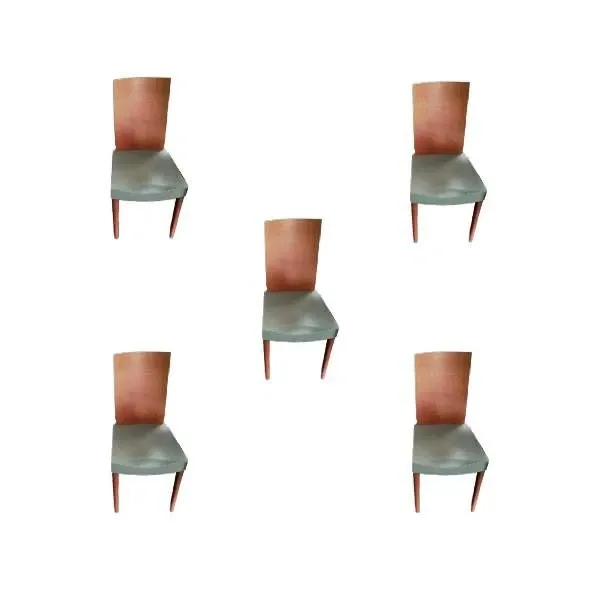 Set of 5 vintage Miss Trip chairs by Philippe Starck, Kartell image