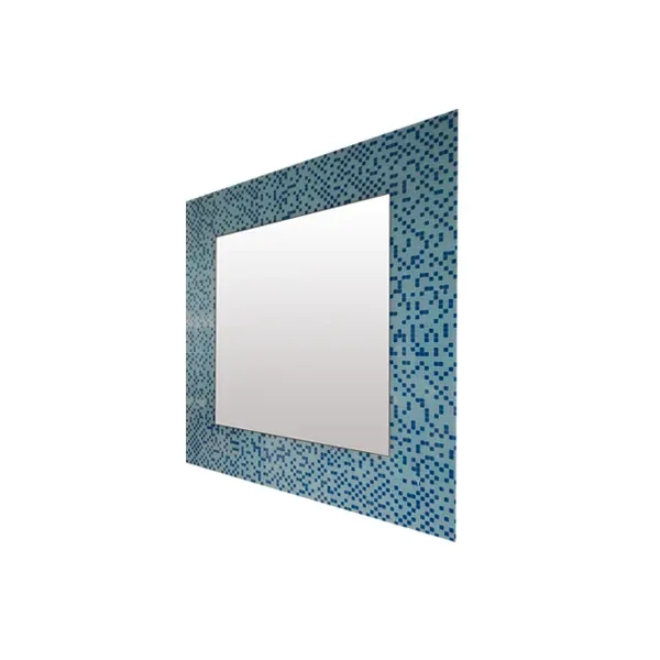 Pompeo SP002 square mirror with mosaic, Glas Italia image