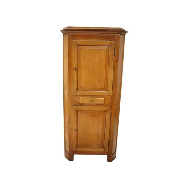 Vintage corner cabinet in walnut wood ('900), image