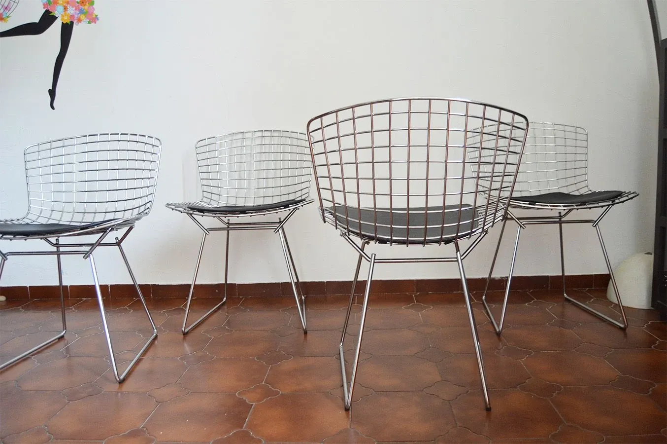Set 4 Bertoia Side Chair, Knoll 3