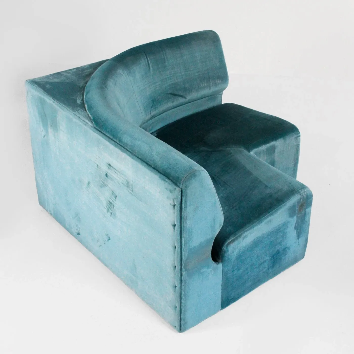 7-module corner sofa with original fabric (90s) 3