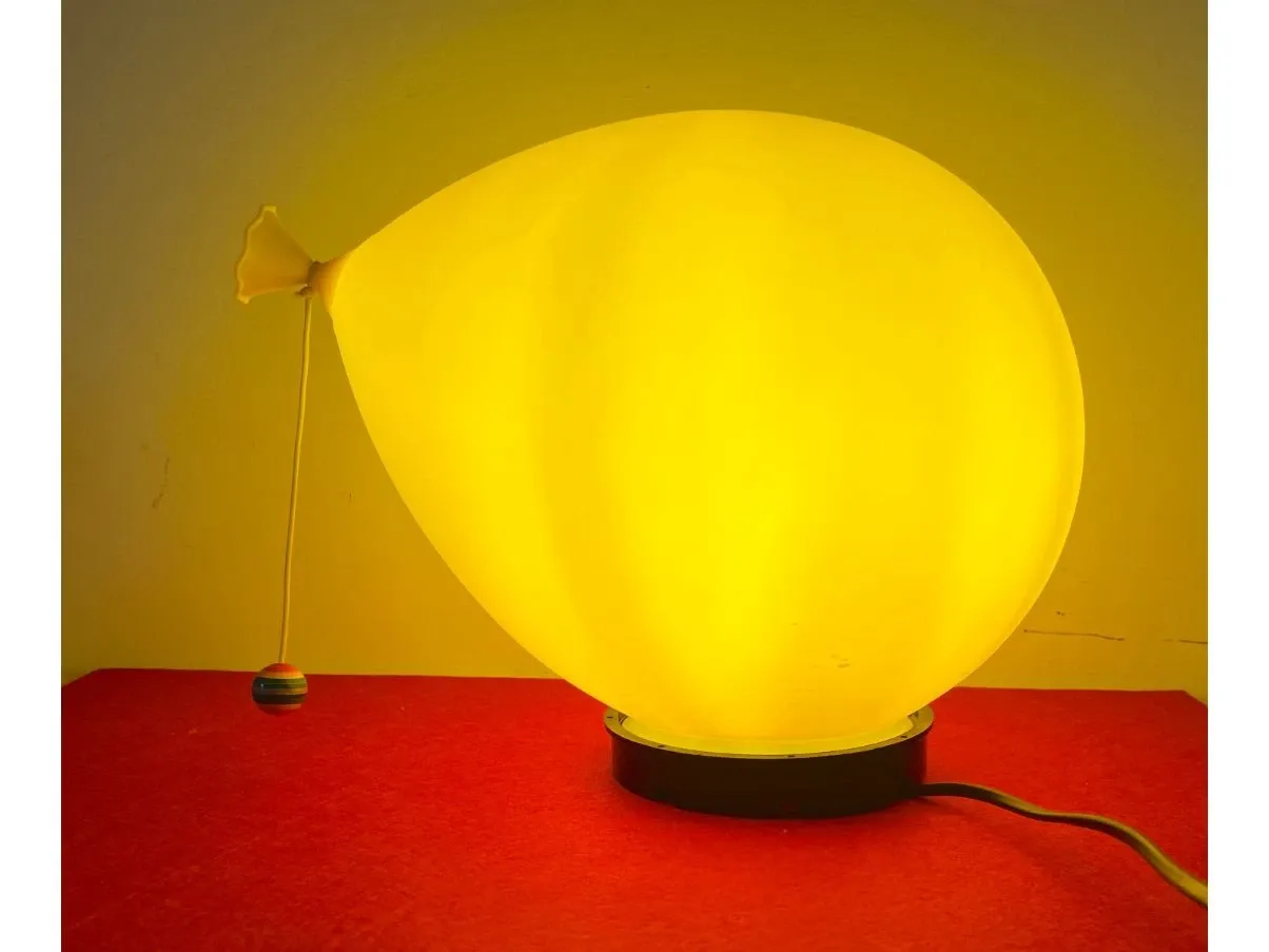 Vintage yellow Balloon lamp by Yves Christin (1970s) 7