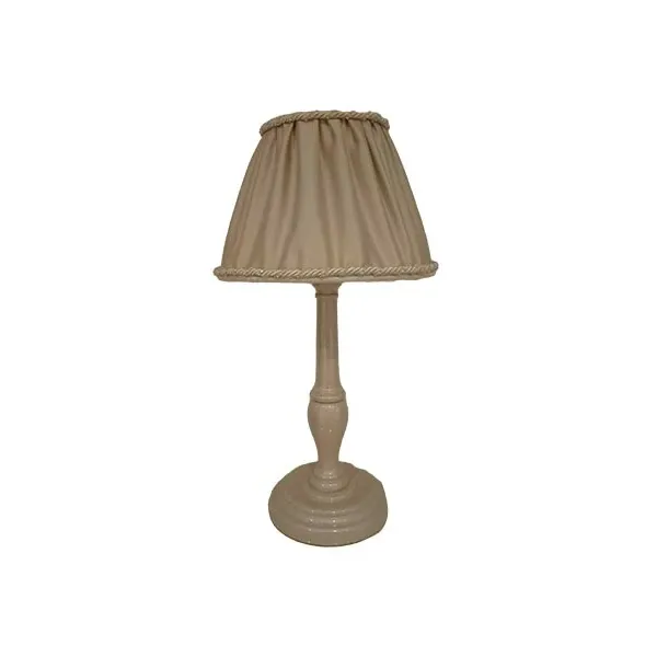 Lampada da tavolo Camelot in legno (beige), CorteZari image
