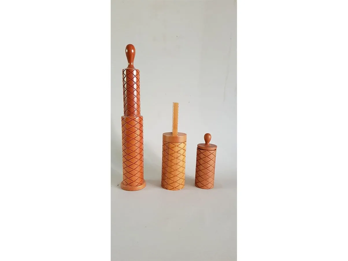 Set macinasale, pepe e portastuzzicadenti in legno, Alessi 3