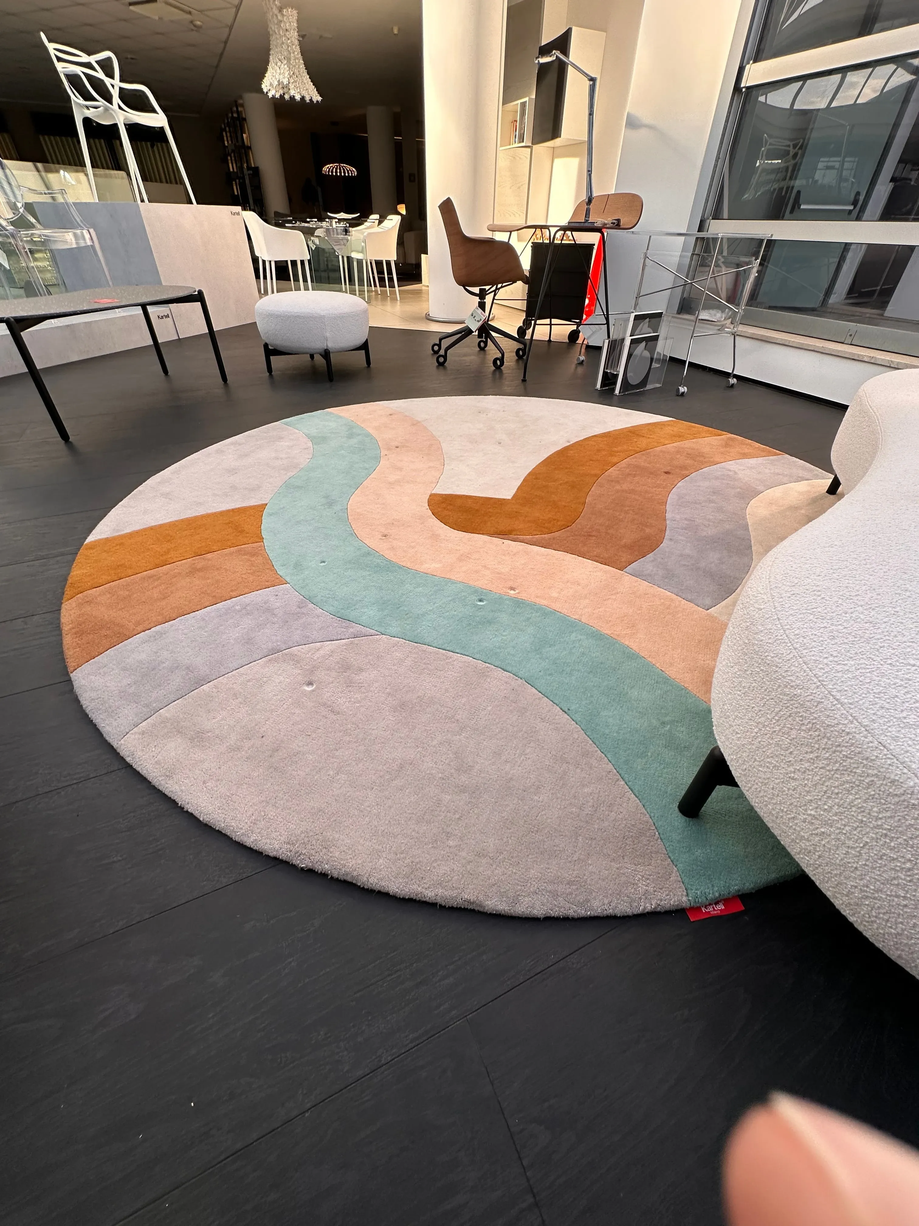 Pouf tondo Lunam Orsetto (bianco), Kartell 4