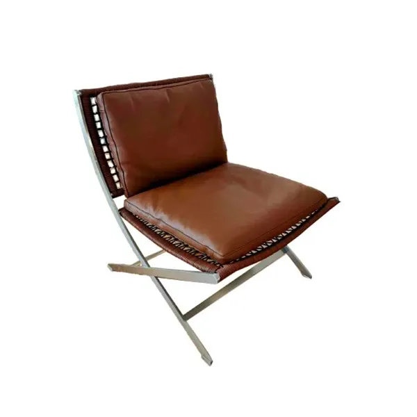 Peter armchair by Antonio Citterio in leather, Flexform image