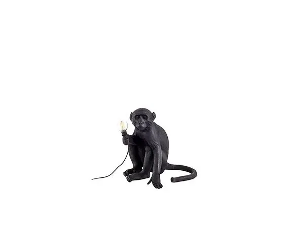 The Monkey Lamp (Sitting Black) 1