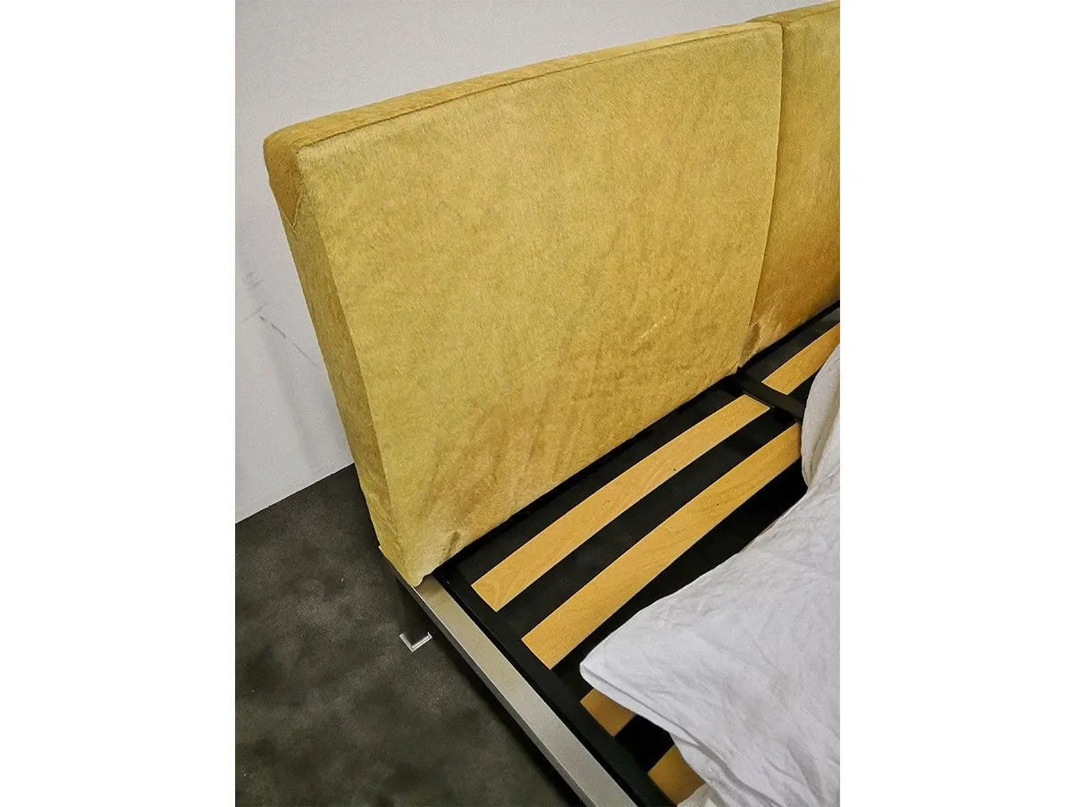 Letto matrimoniale Bed in pelle (oro), Ivano Redaelli 8
