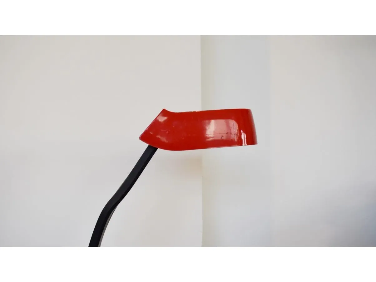 Lampada da tavolo Snoky vintage rossa (anni '80) 3