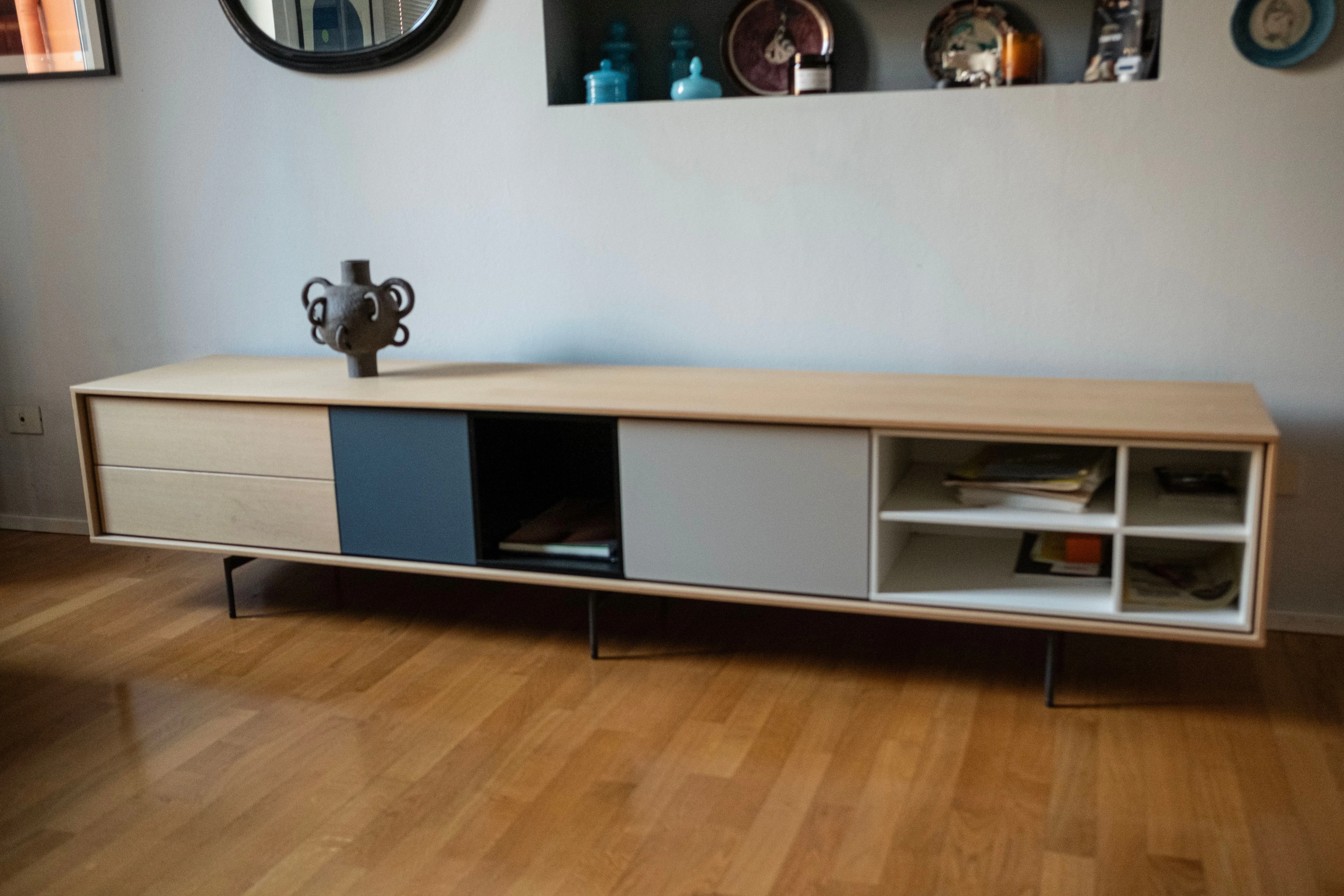 Mobile TV basso con cassetti Aura, Treku 2