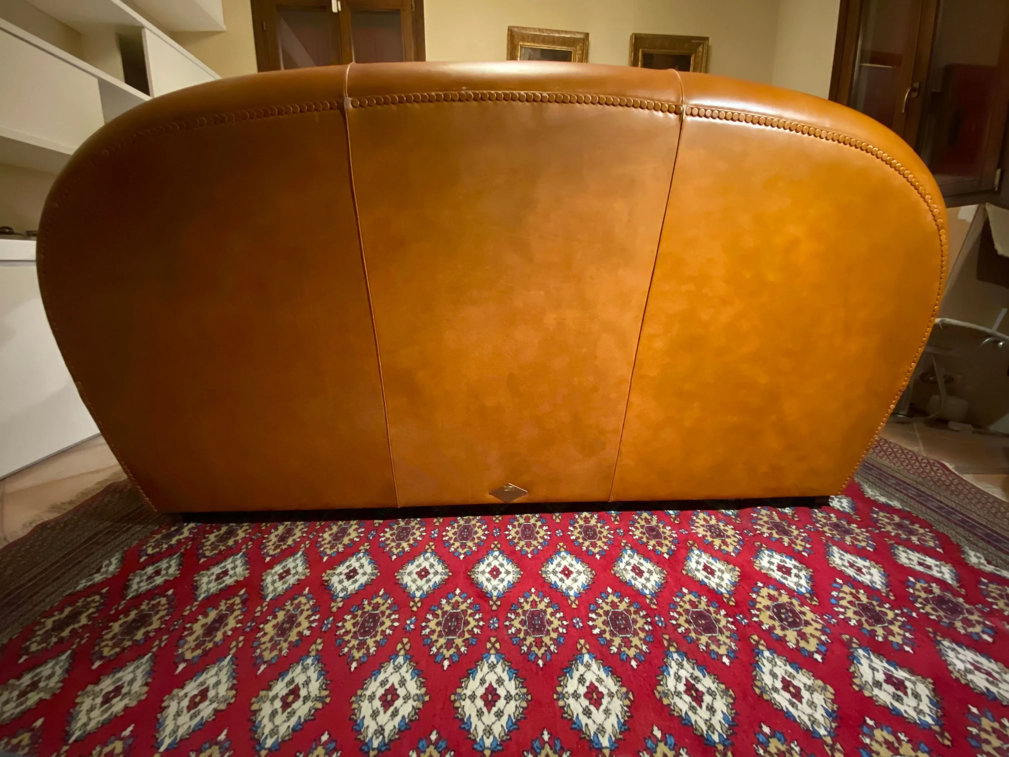 Vanity Fair 3-seater sofa in leather, Poltrona Frau 5